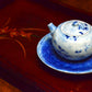 Oryoqi™Indigo Sky teapot with matching Tray